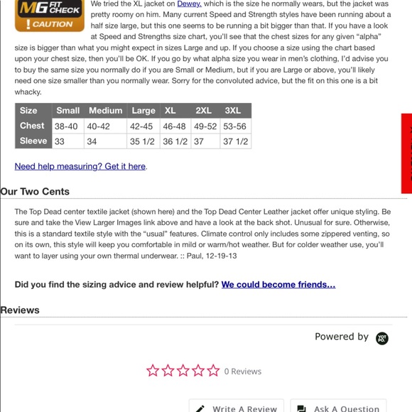 Motorcycle Speed and Strength Dead Top Center Textile Jacket Size XL - Picture 12 of 12